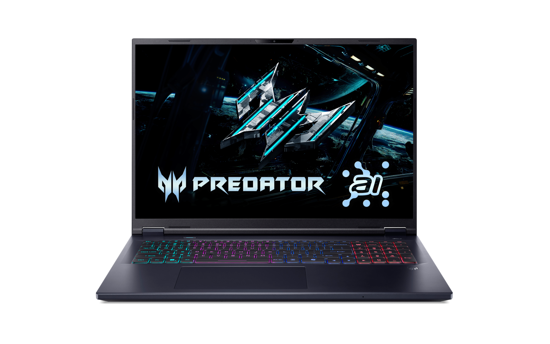 Acer - Predator Helios Neo 18 AI PHN18-72-75PV - Abyssal Black - 18 " - IPS - WQXGA - 2560 x 1600 pixels - Intel Core Ultra 7 - 255HX - 32 GB - DDR5 - Solid-state drive capacity 1000 GB - NVIDIA GeForce RTX 5060 - GDDR7 - 8 GB - Windows 11 Home - 802.11ax