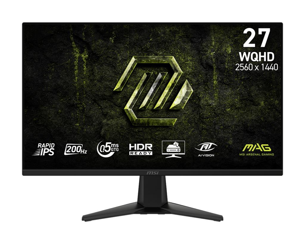 LCD Monitor|MSI|27 "|2560 x 1440 pixels|Wide Quad HD|Native aspect ratio 16:9|LCD|Flat|MAG275QFE20