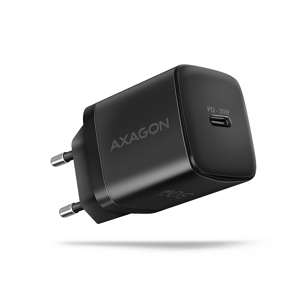 AXAGON Sil wallcharger 1x port USB-C, PD3.0/PPS/QC4+/SFC/AFC/Apple, 30W - ACU-PD30