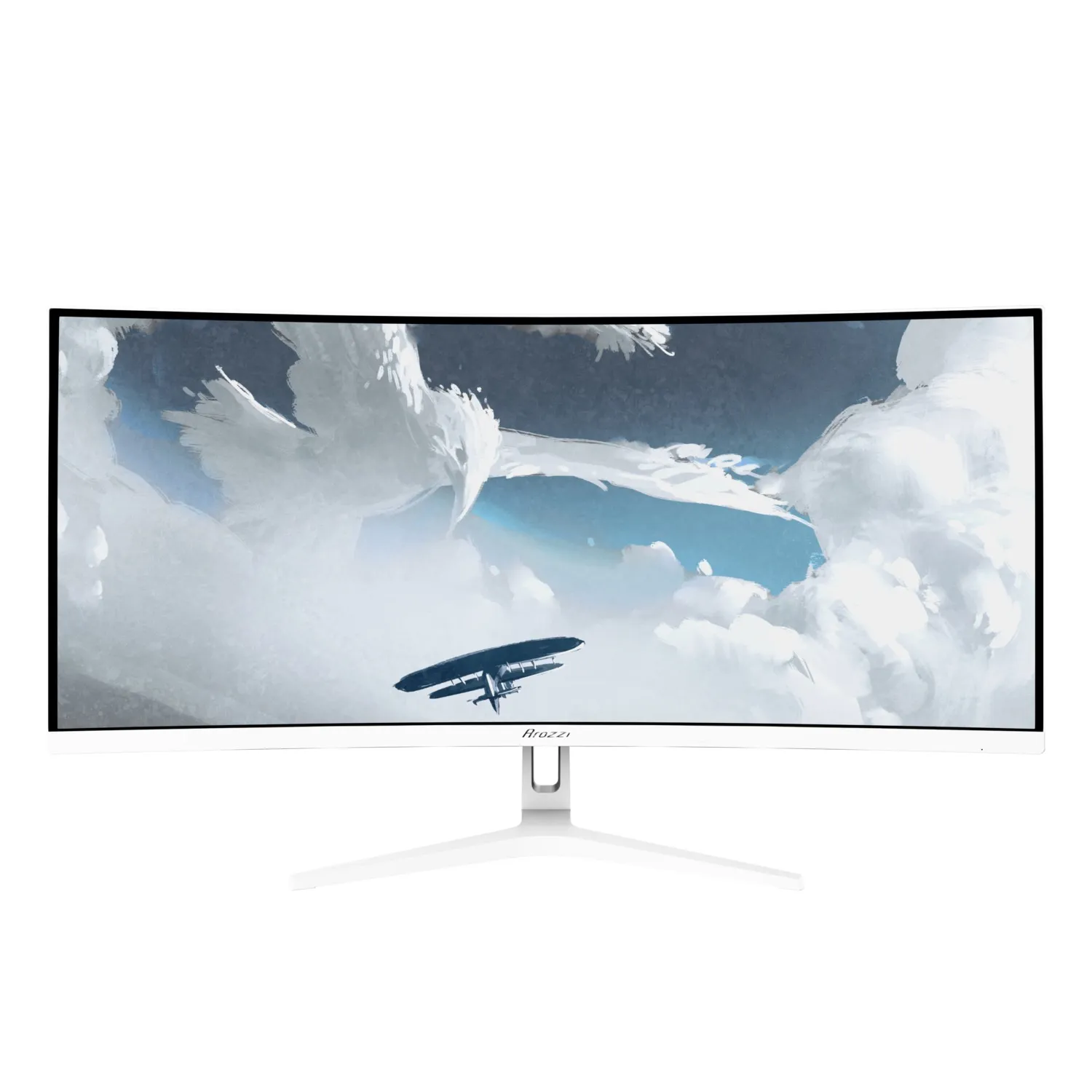 Arozzi - Nova - 34 " - VA - QHD - 21:9 - 165 Hz - 1 ms - 3440 x 1440 pixels - 350 cd/m² - HDMI ports quantity 2 - White