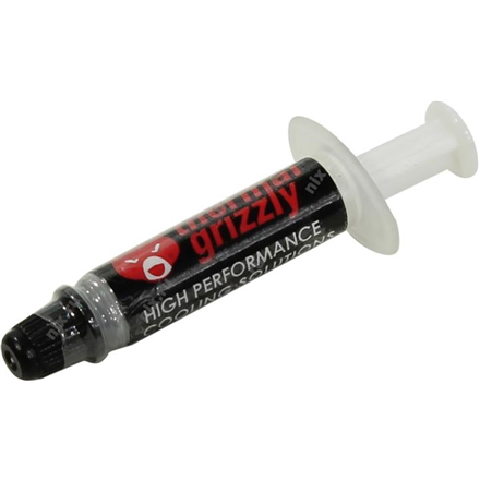 Thermal Grizzly - Thermal grease "Kryonaut" 1g - universal - Thermal Conductivity: 12,5 W/mk * Thermal Resistance: 0,0032 K/W * Electrical Conductivity: 0 pS/m * Viscosity : 130-170 Pas * Specific Weight : 3,7g/cm3 * Temperature :	-200 °C / +350 °C W