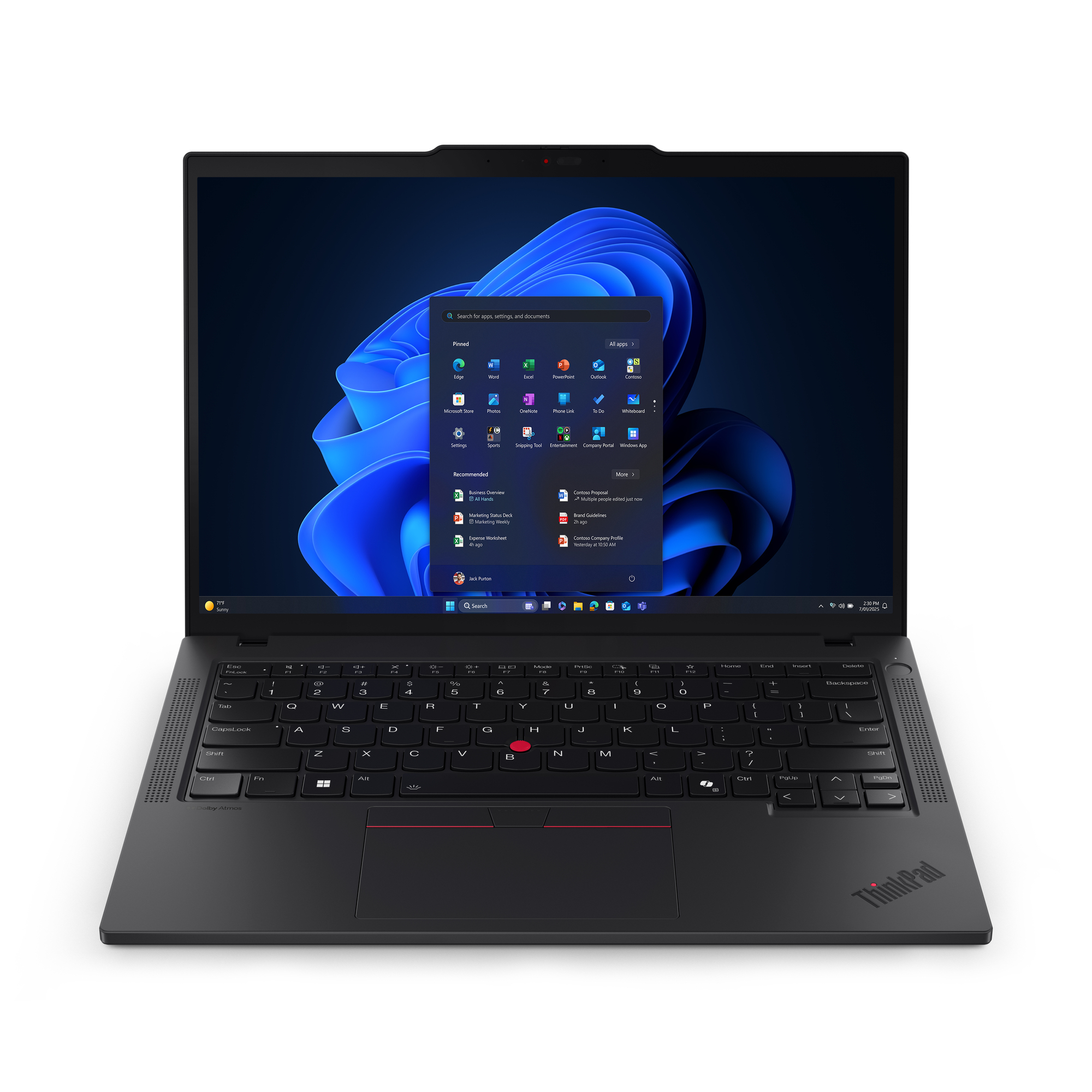 Lenovo ThinkPad T14 Gen 6 Core™ Ultra 5 235U 512GB SSD 16GB 14" (1920x1200) TOUCHSCREEN WIN11 Pro BLACK Backlit Keyboard FP Reader 1-year on-site warranty
