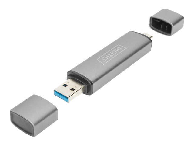 Digitus - Card reader - USB 3.0/USB-C - DA-70886