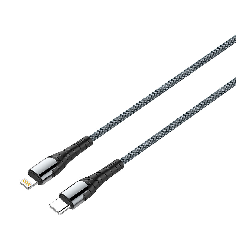 ColorWay Cable Type-C - Apple Lightning (PD Fast Charging) 3.0А (30W), 1m - CW-CBPDCL033-GR