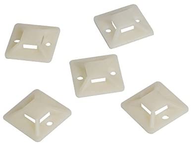 Cable Tie Mounts 20x20 mm - KAB0042 - Self-adhesive, for cable ties