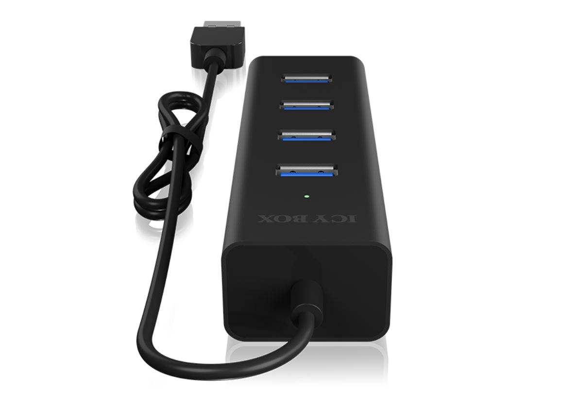 Raidsonic - 4 port USB 3.0 hub - IB-HUB1409-U3