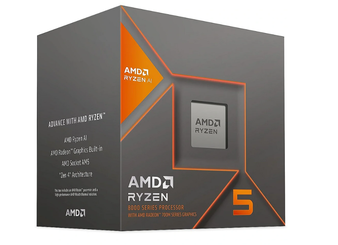 AMD - Ryzen 5 8600G - AM5 - Processor threads 12 - AMD - Processor cores 6
