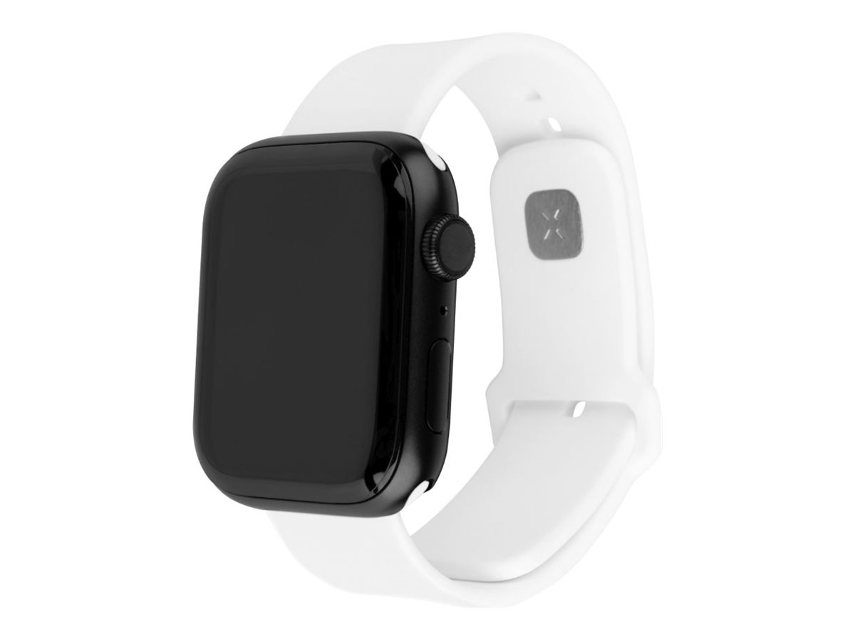 Fixed - Sporty Strap Set for Apple Watch Ultra 49mm - 180-250 mm - White - Silicone