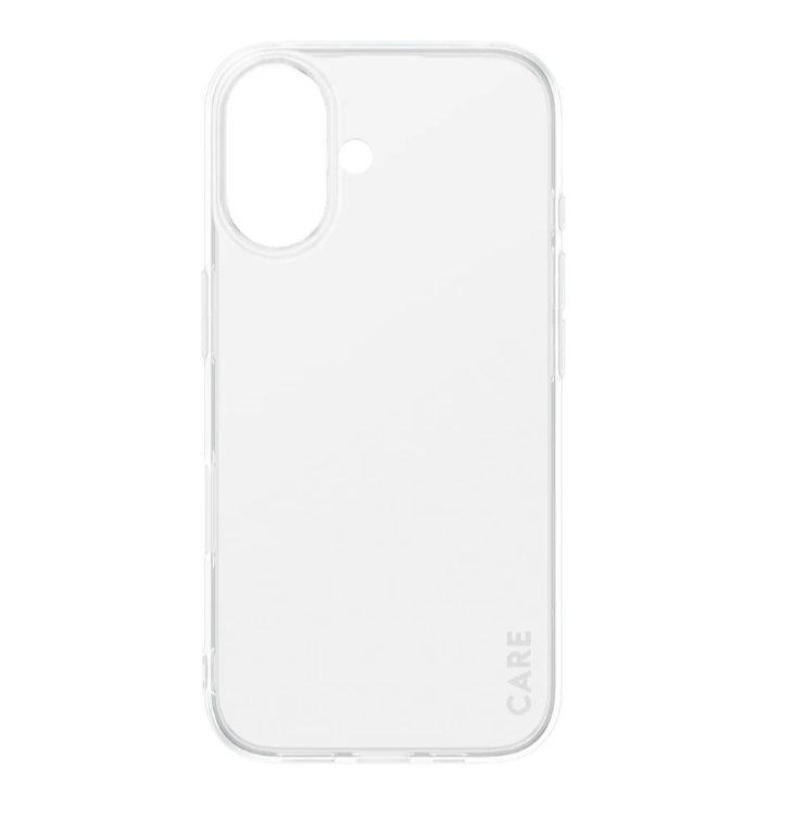 CARE Fashionable Case - Back cover - Apple - iPhone 16 - Recycled plastic - Transparent - X-Ray Soft Basic