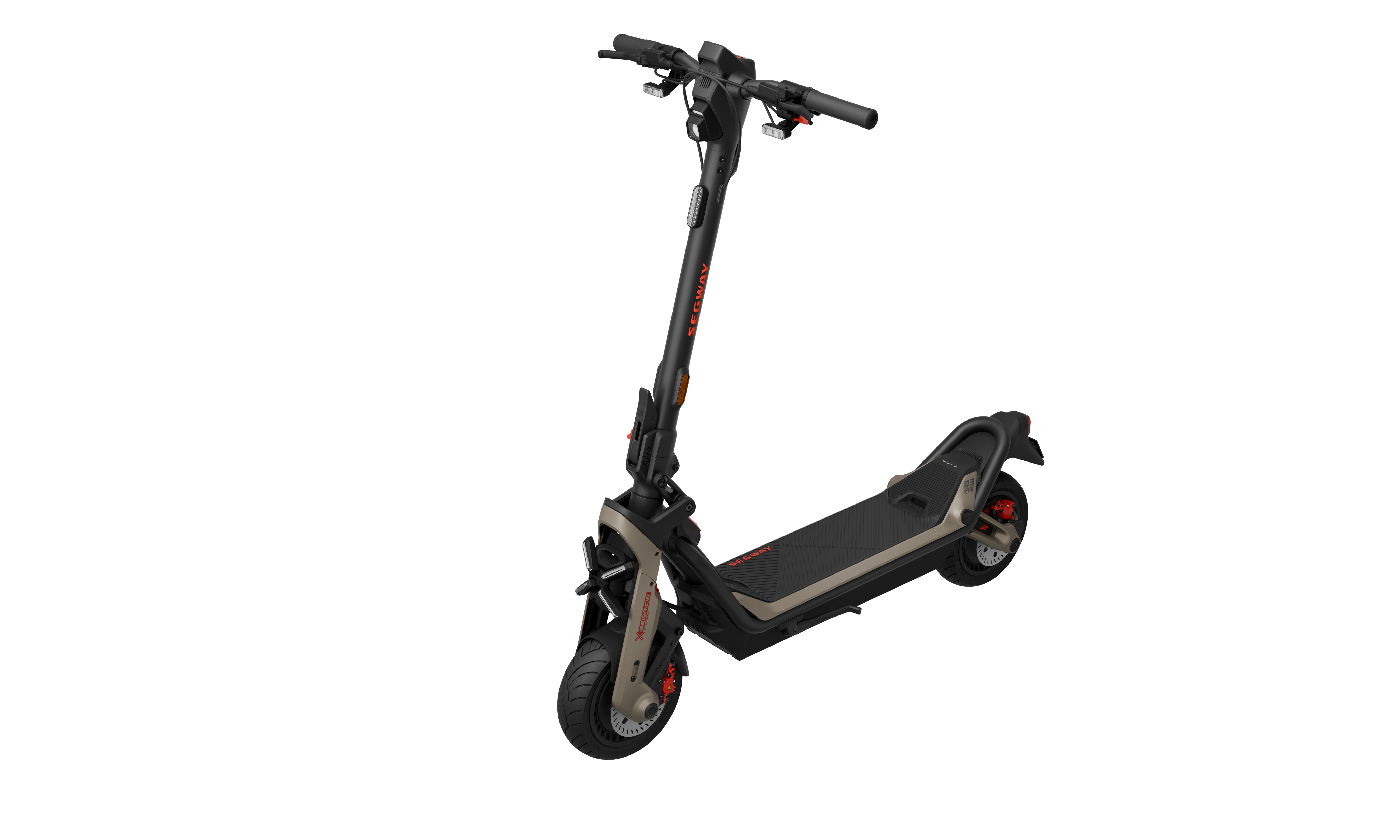 Segway - Superscooter GT3 Pro - Electric Scooter - Max 2 x 3500W W - Up to 80 km/h - 11 " - Black and Gold