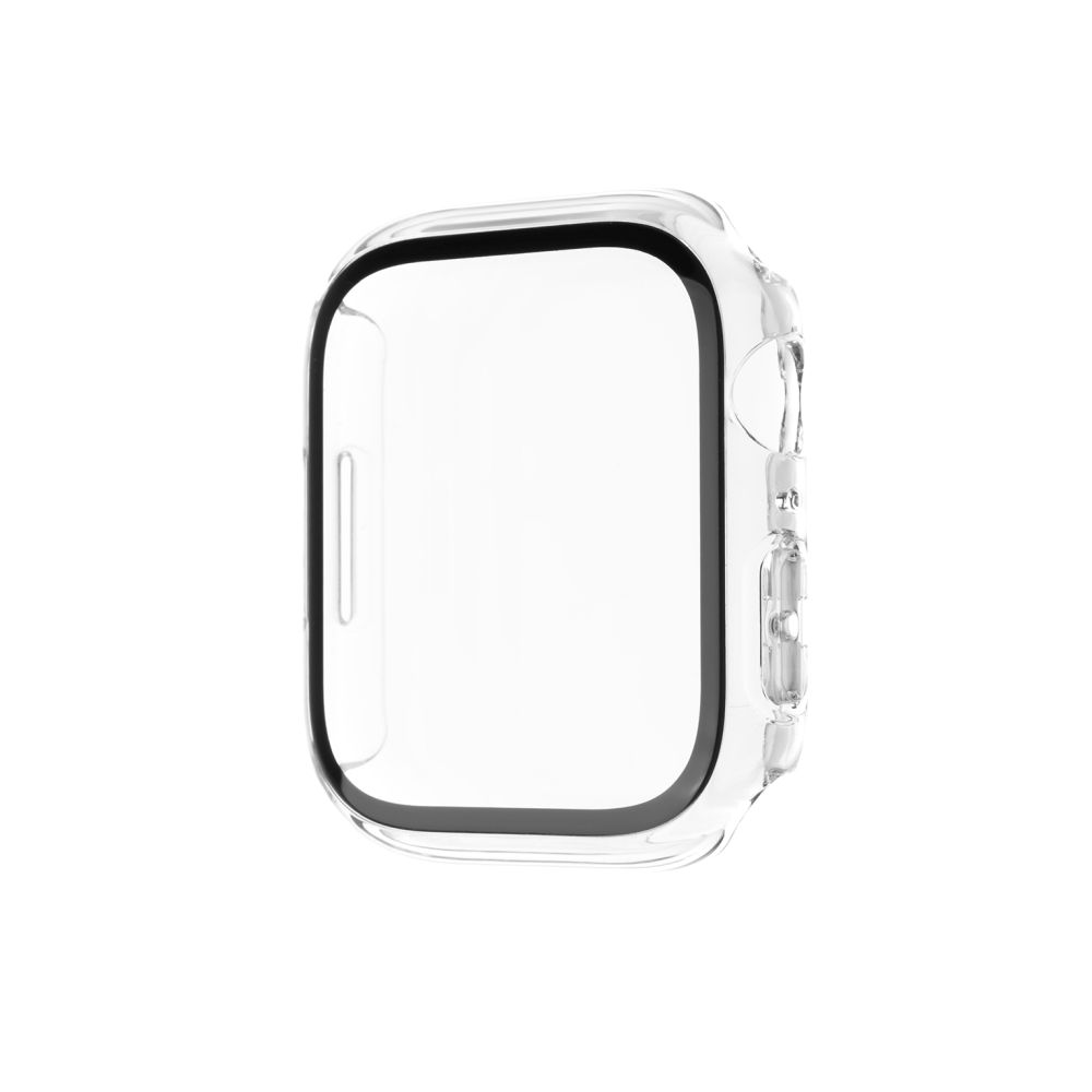 Fixed - Pure protective case with tempered glass for Apple Watch 10 42mm - Clear
