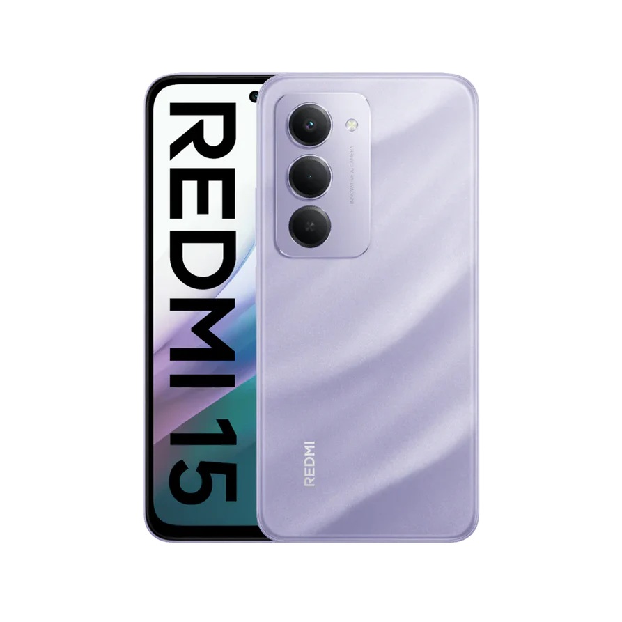 Xiaomi - Redmi - 15 4G - Sandy Purple - 6.9 " - IPS LCD - 1080 x 2340 pixels - Qualcomm - Internal RAM 6 GB - 128 GB - Dual SIM - 4G - Main camera resolution 50 MP - Secondary camera resolution 8 MP - Android - 15 - 7000 mAh