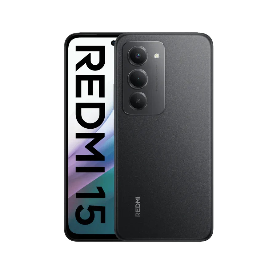 Xiaomi - Redmi - 15 4G - Midnight Black - 6.9 " - IPS LCD - 1080 x 2340 pixels - Qualcomm - Internal RAM 8 GB - 256 GB - Dual SIM - Nano SIM - 4G - Main camera resolution 50 MP - Secondary camera resolution 8 MP - Android - 15 - 7000 mAh
