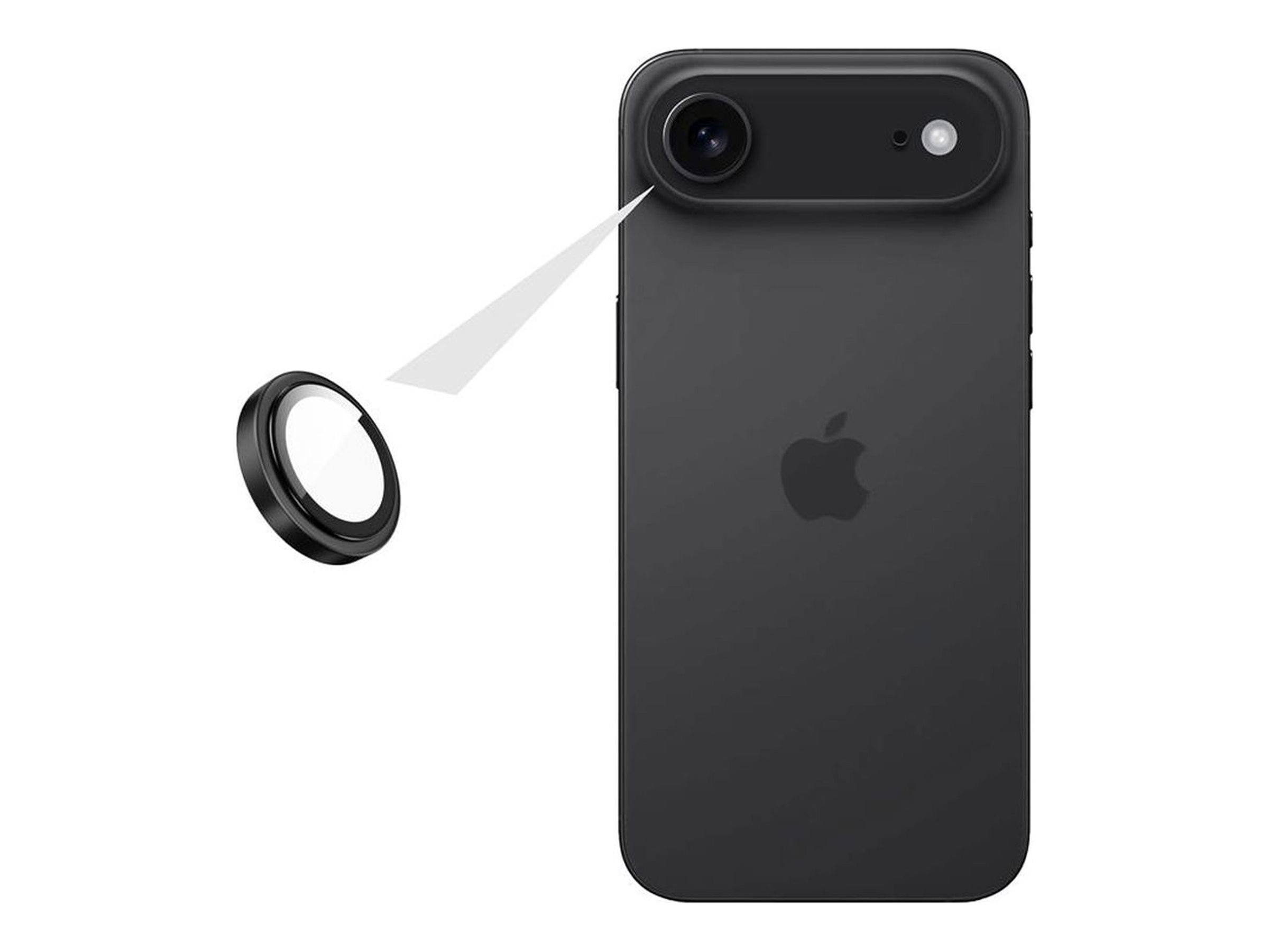 Fixed Camera Glass - Apple - iPhone Air - Glass - Black