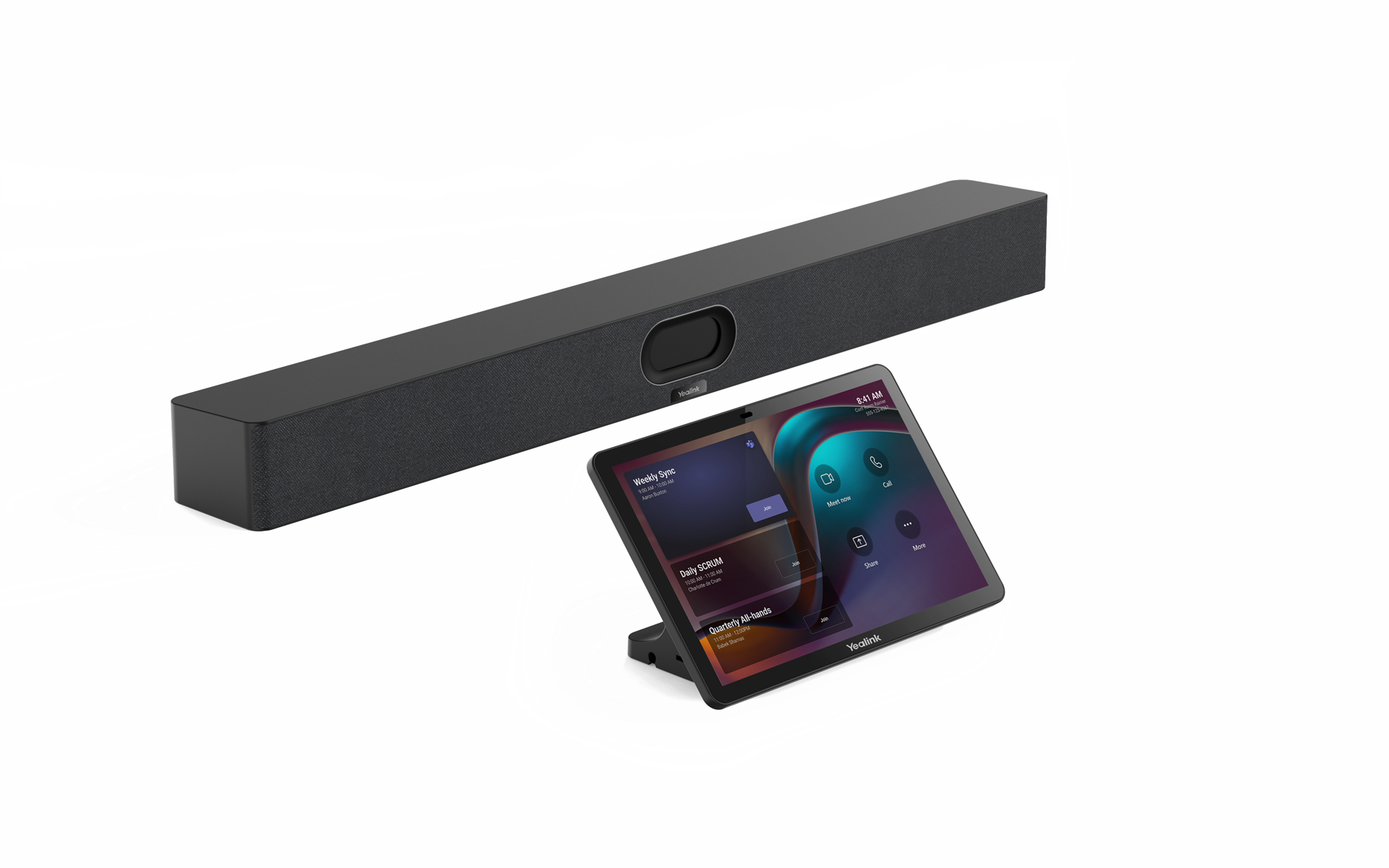 Yealink - MeetingBar A40 Microsoft Teams Rooms on Android - Black