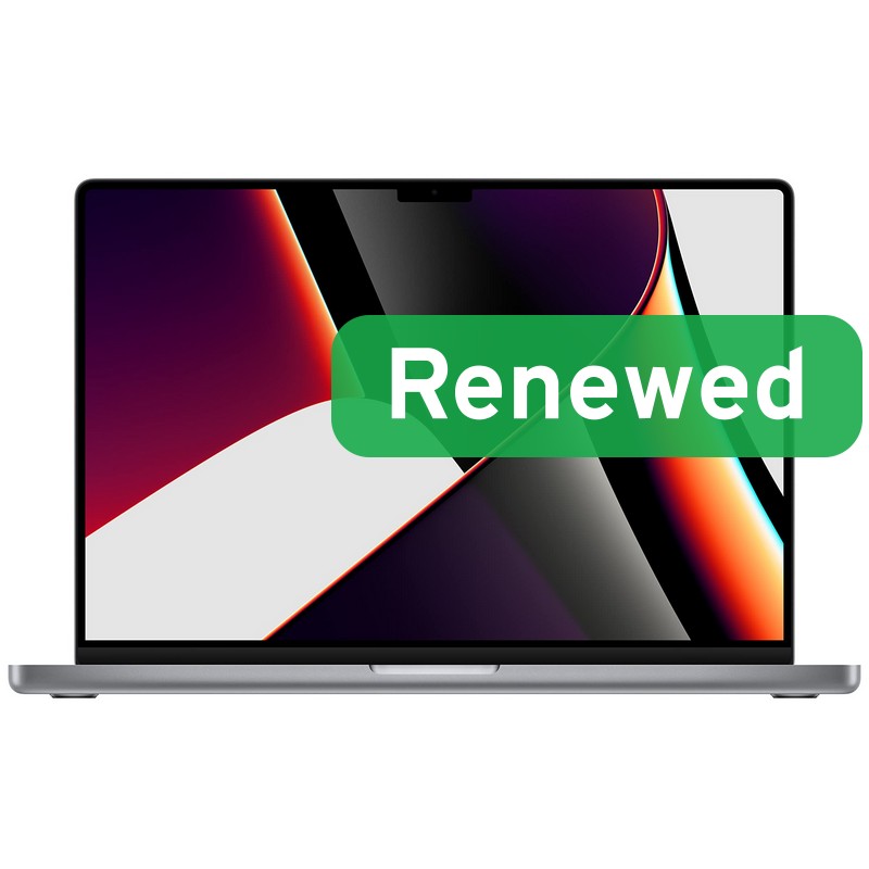 Apple Renewed Grade C - MacBook Pro 16 A2485, 2021 - 16.2 " - 16 GB - SSD - 1000 GB - Apple M1 Pro 16-core CPU - macOS - Keyboard language US - 12 month(s)