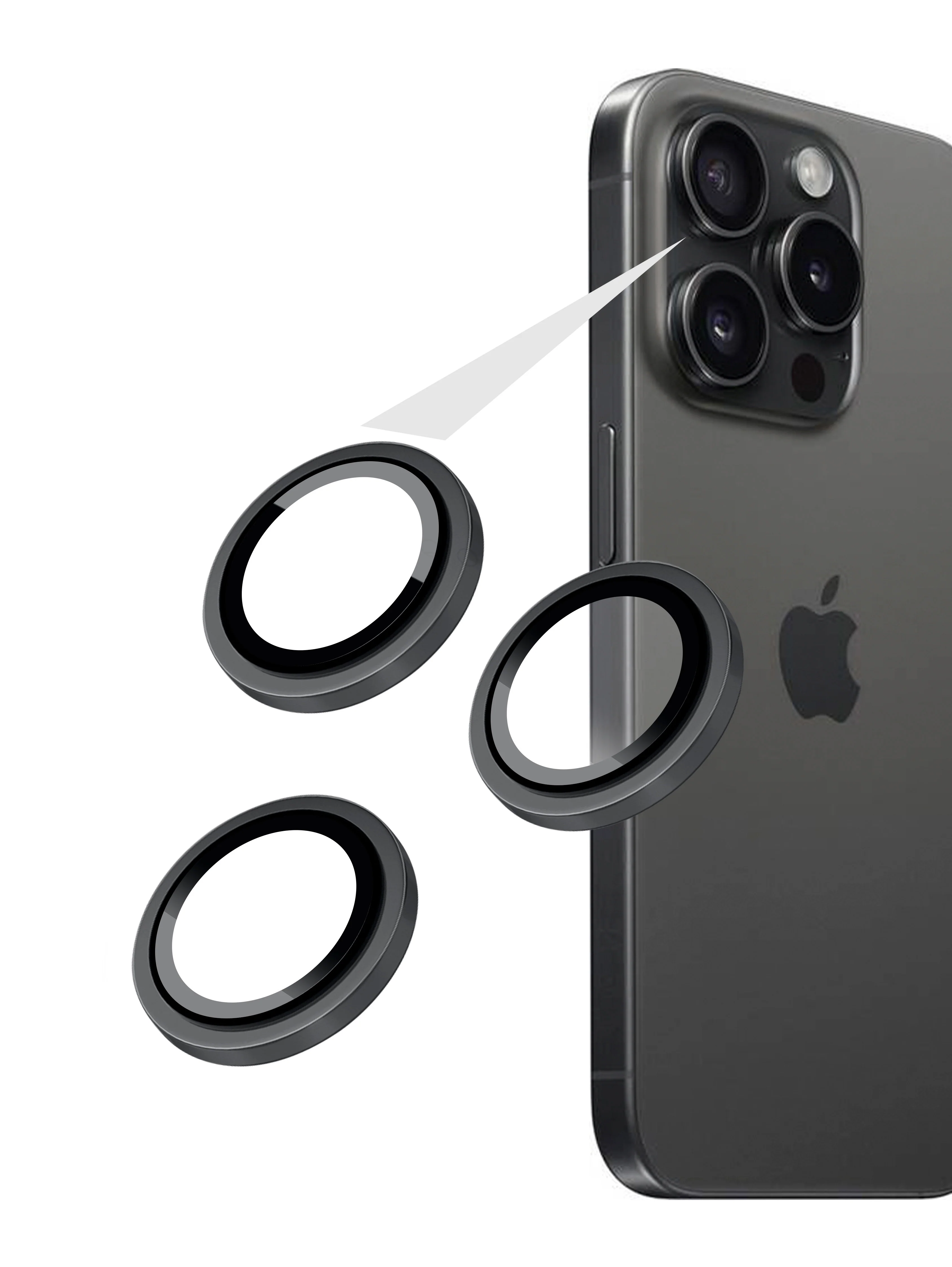 Fixed Camera Glass - Samsung - Galaxy S26 - Tempered Glass - Black