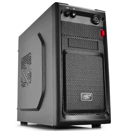 Deepcool - Smarter - USB 3.0 x1, USB 2.0 x 1, Mic x1, Spk x1 - Black - Micro ATX - ATX