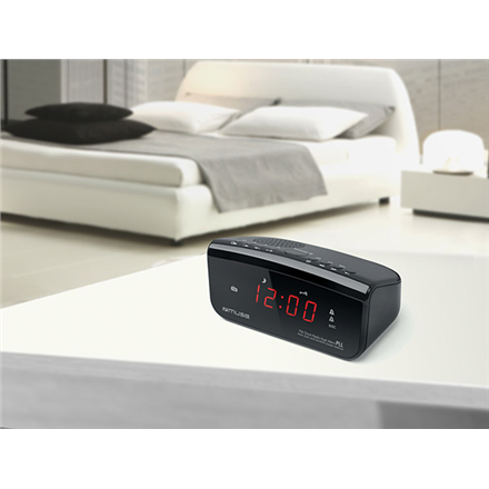 Muse - Clock radio PLL - M-12CR - Alarm function - Black