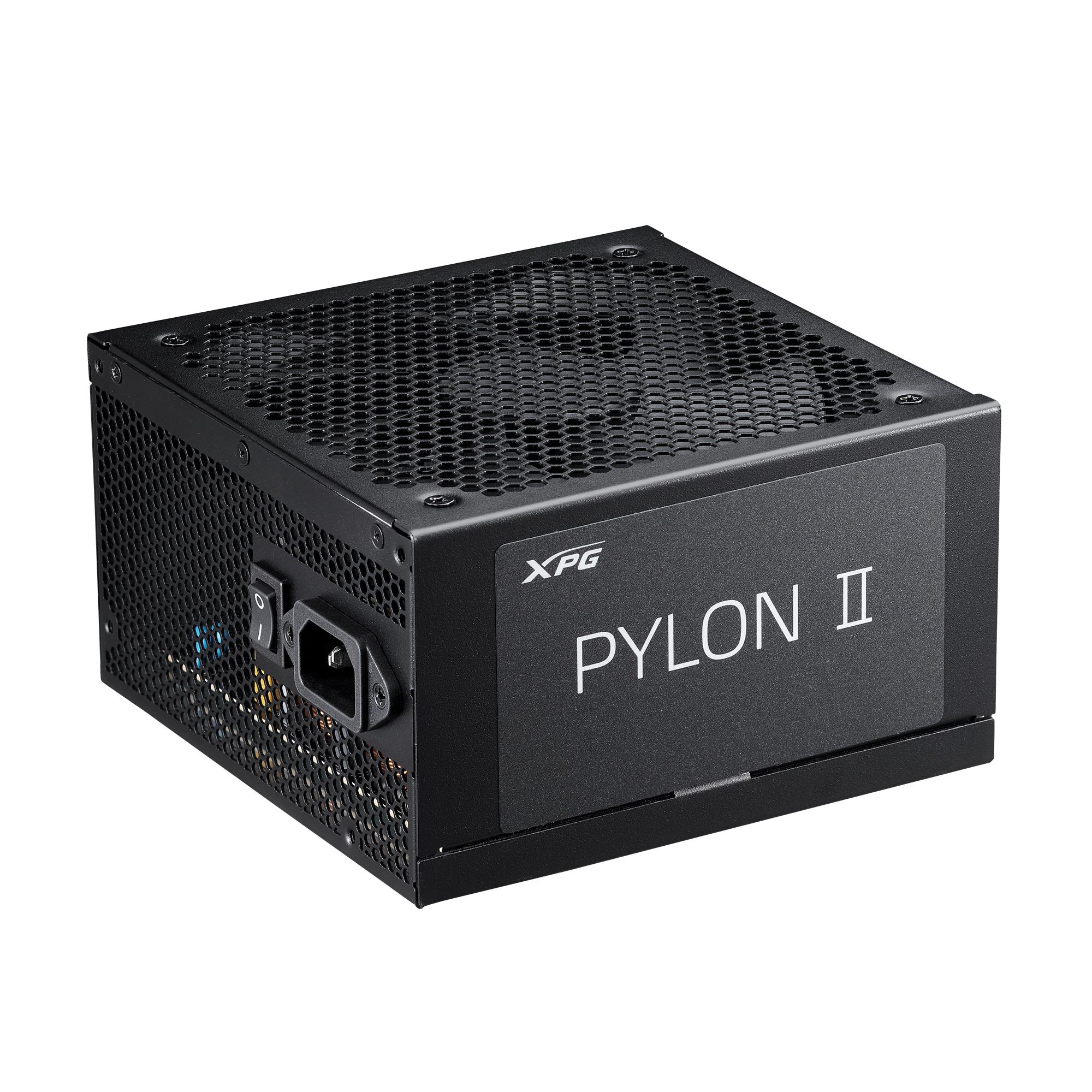 Power Supply|ADATA|XPG PYLON II|ATX 3.1|650 Watts|Efficiency 80 PLUS BRONZE|MTBF 100000 hours|PYLON650IIB-BKCEU