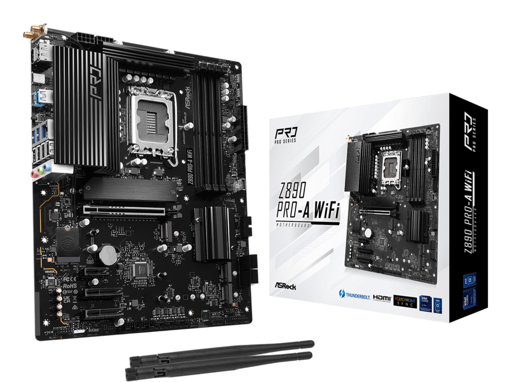 Mainboard|ASROCK|Intel Z890|LGA1851|ATX|Memory DDR5|Memory slots 4|Z890PRO-AWIFI