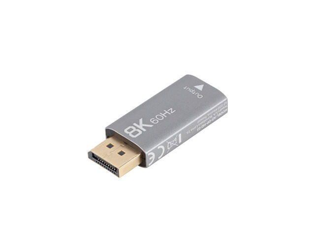 Lanberg Displayport (M) to HDMI (F) Adapter 8K, Silver - AD-DP-HD-03