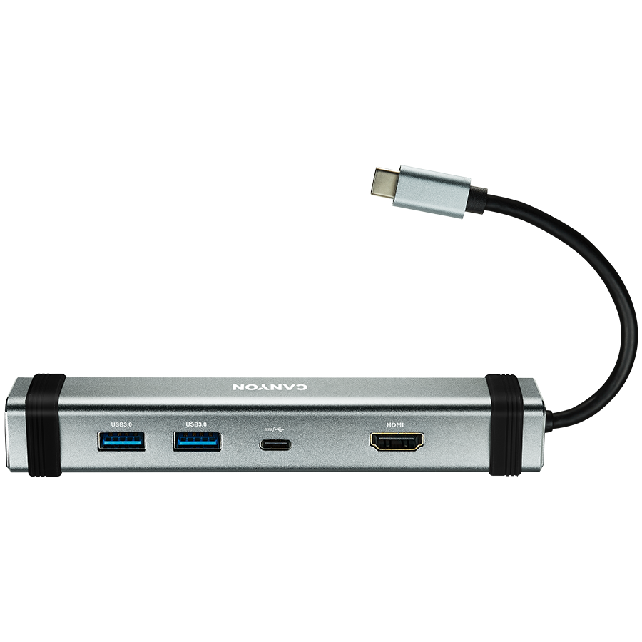 CANYON hub DS-3 4in1 USB-C Space Grey