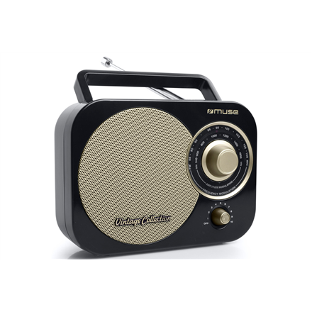 Muse - Portable radio - M-055RB - AUX in - Black/Gold