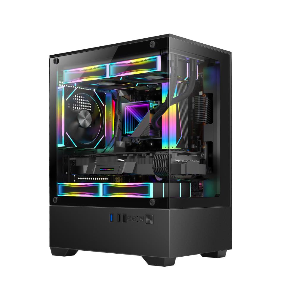 Case|GOLDEN TIGER|micro ATX|Black|Mini Tower|Raider SL-2|RAIDERSL-2