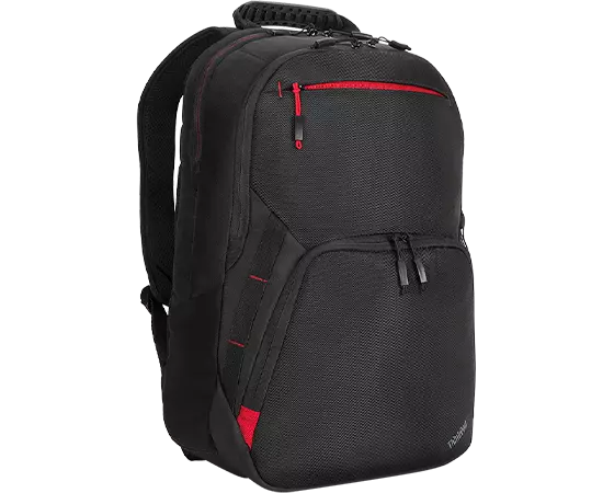 Lenovo - Essential - ThinkPad Essential Plus 15.6-inch Backpack (Sustainable & Eco-friendly, made with recycled PET: Total 28% Exterior: 60%) - Backpack - Black