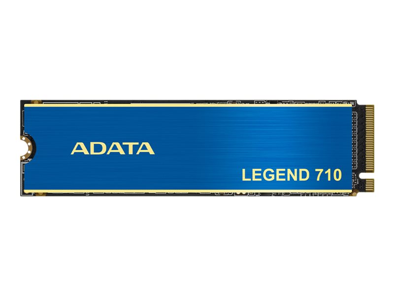 ADATA - LEGEND 710 - 512 GB - SSD form factor M.2 2280 - Solid-state drive interface PCIe Gen3x4 - Read speed 2400 MB/s - Write speed 1800 MB/s