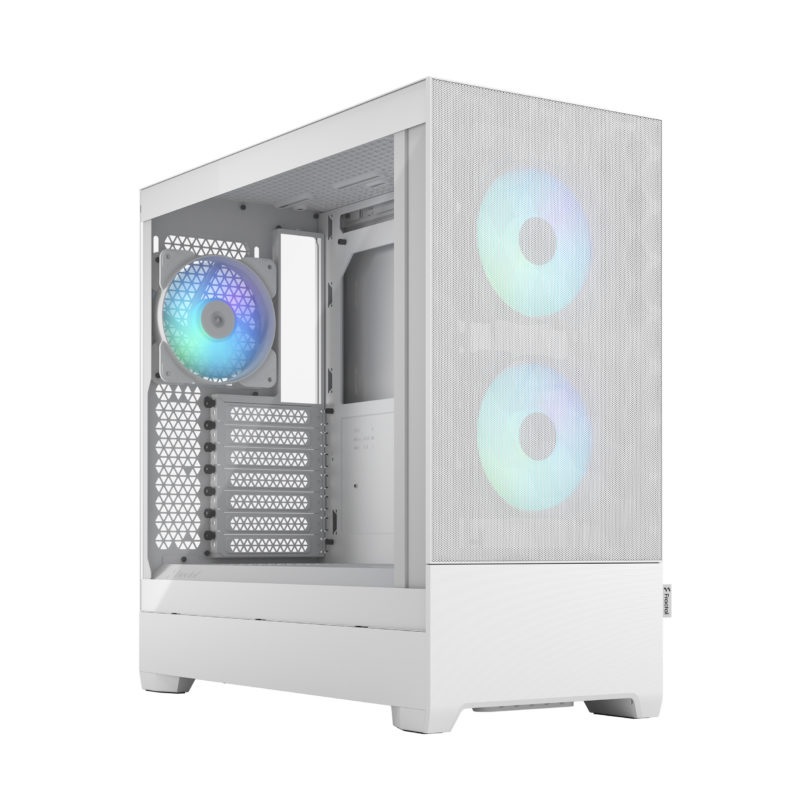 Fractal Design - Pop Air RGB - Side window - White TG Clear Tint - ATX, mATX, Mini ITX - ATX