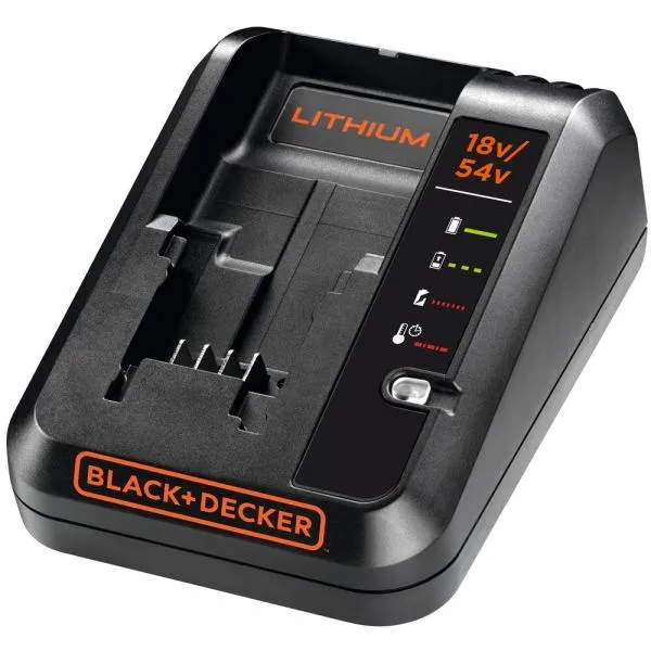 BLACK & DECKER - Fast Charger 18V-54 V, 2A, Li-ion BDC2A-QW