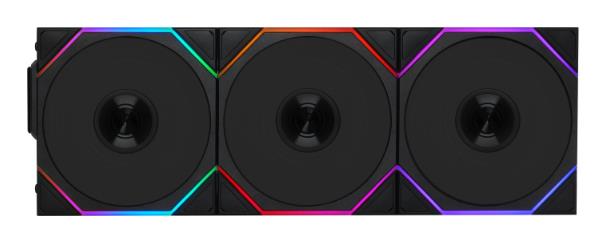 CASE FAN 120MM WRL 3PCS/G99.12RTLLCD1W3B.00 LIAN LI