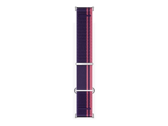 Xiaomi - Braided Quick Release Strap - Rose purple - Stainless Steel/Nylon - Fits wrists 140-200 mm