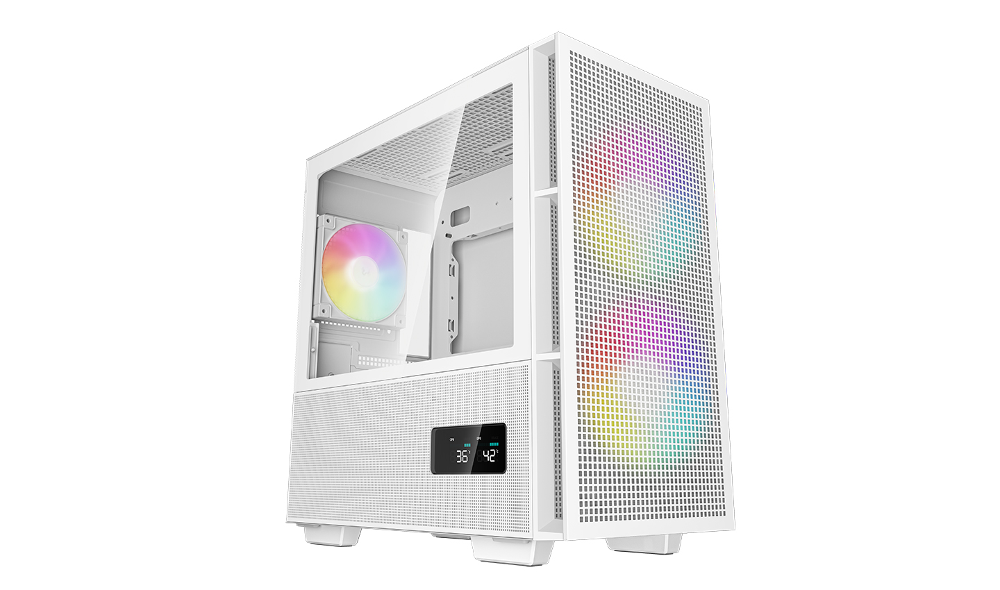 Deepcool CH360 - White - Mid Tower - ATX PS2