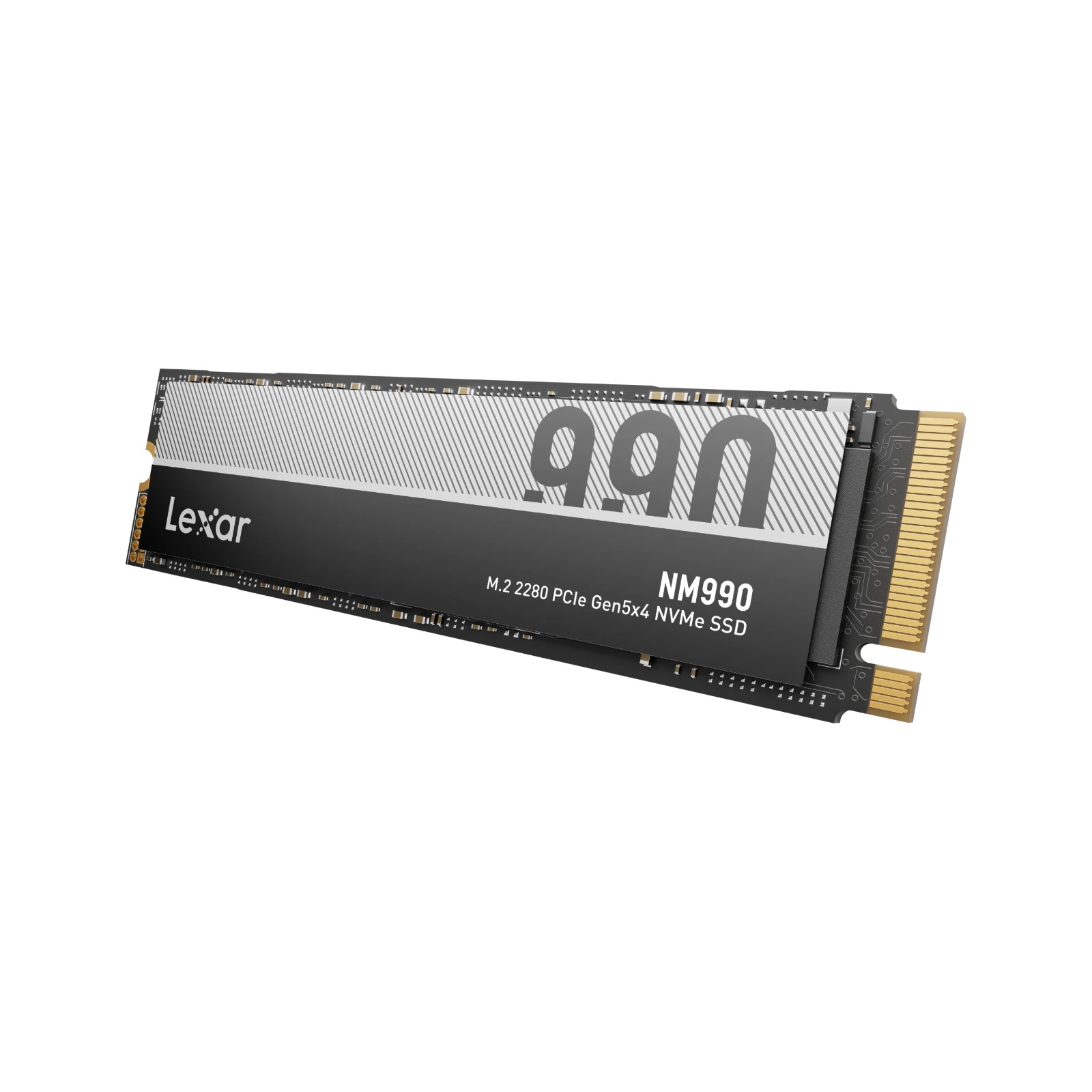 Lexar SSD - NM990 - 1000 GB - SSD form factor M.2 2280 - Solid-state drive interface NVMe - Read speed 14000 MB/s - Write speed 7500 MB/s