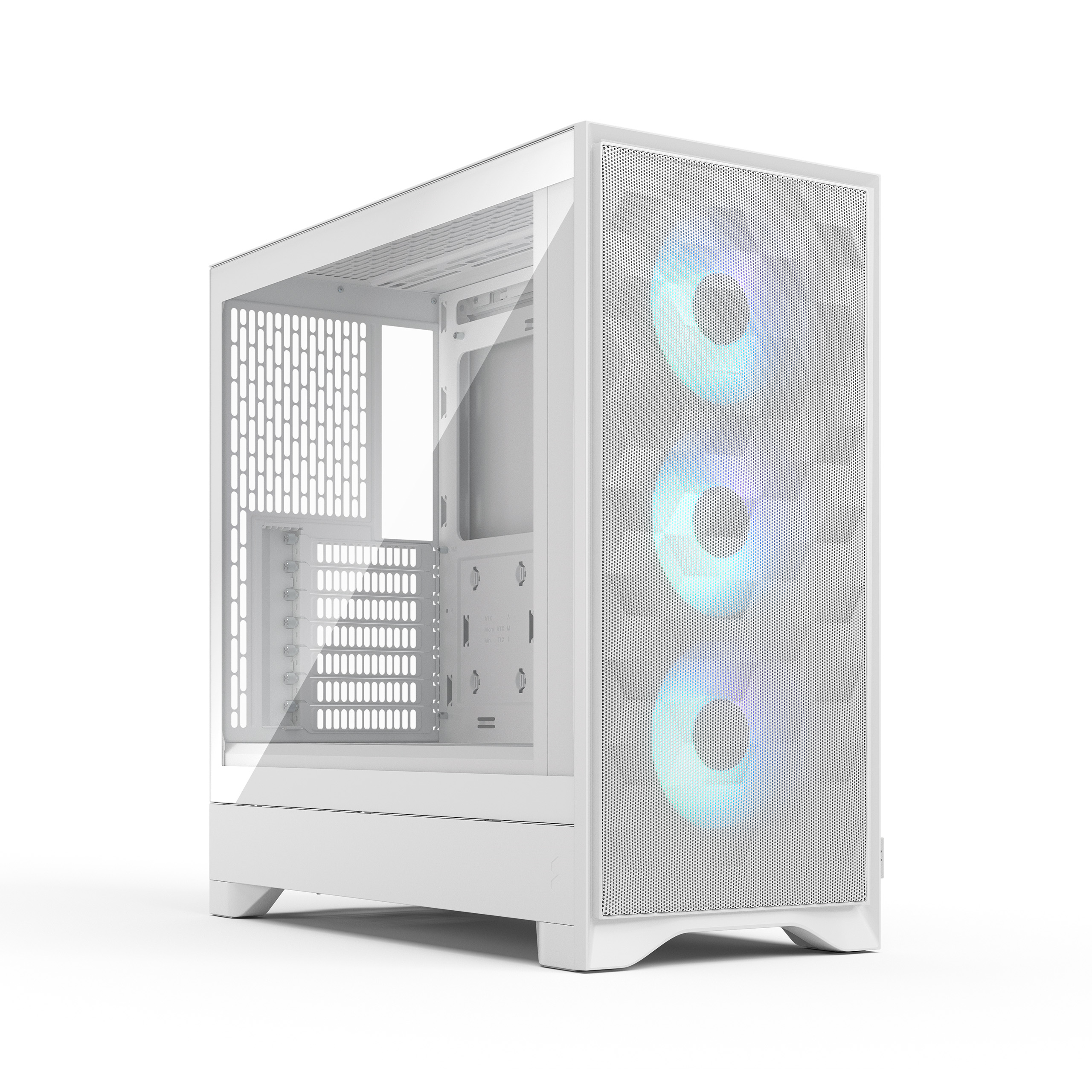 Fractal Design Case - Pop 2 Air - White TG RGB - ATX