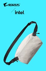 Gigabyte - AORUS Intel - Sling Bag - Grey