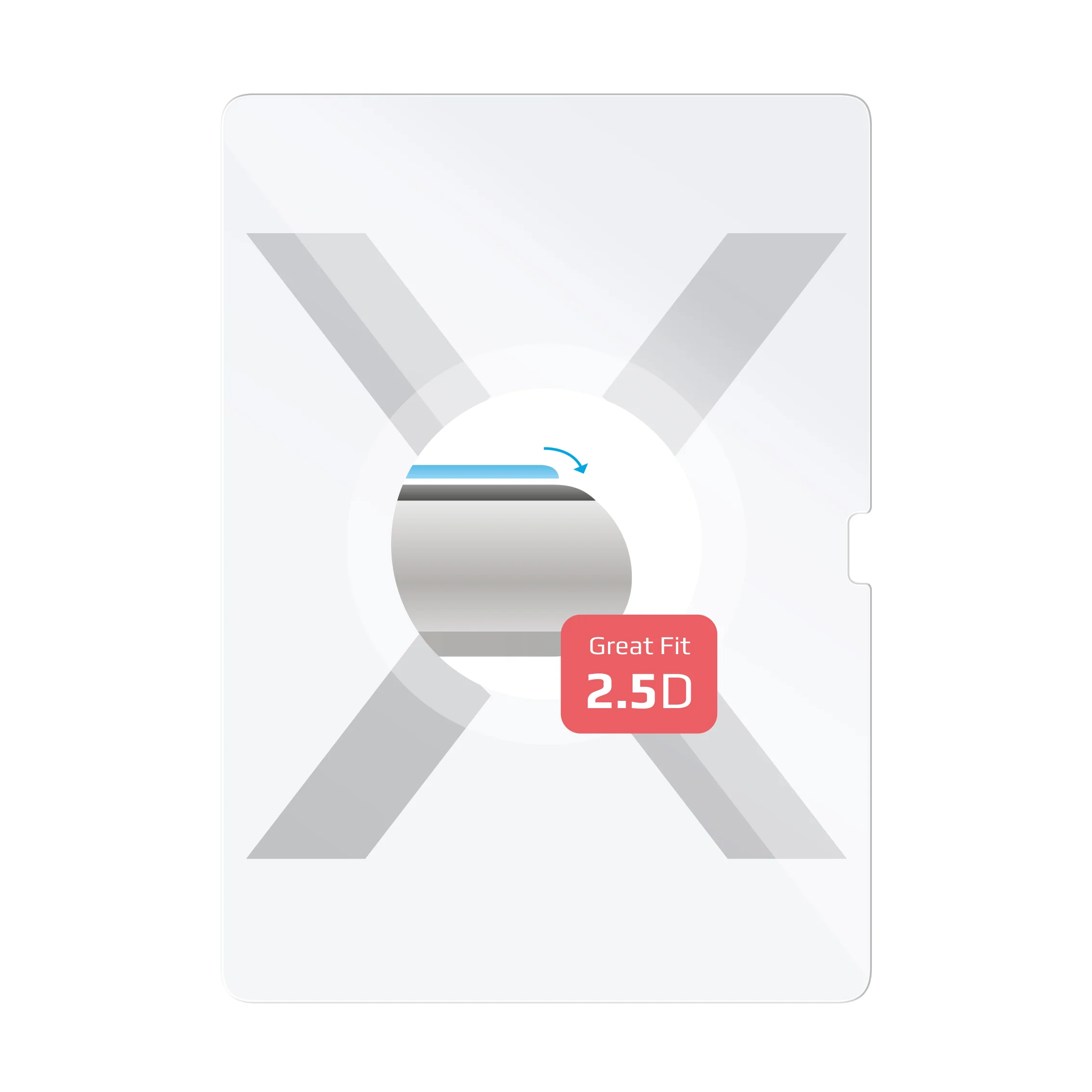 Fixed Screen protector - Apple - iPad Air 11" (2024-2026) - Tempered Glass - Transparent - 2.5D