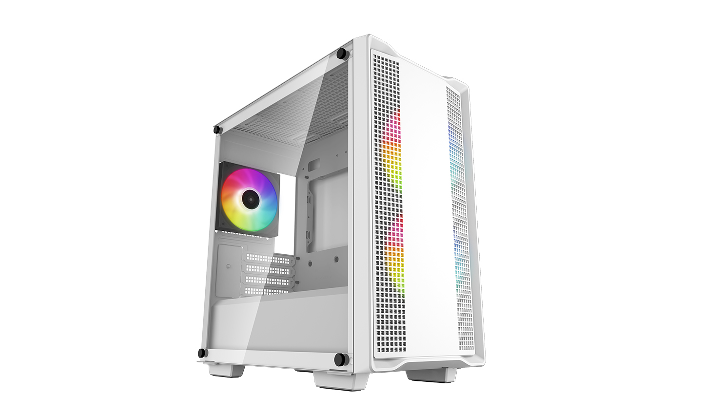 Deepcool - ARGB Micro-ATX CASE - CC360 - White - Mini-ITX / Micro-ATX - ATX PS2 (maximum length: 160mm)