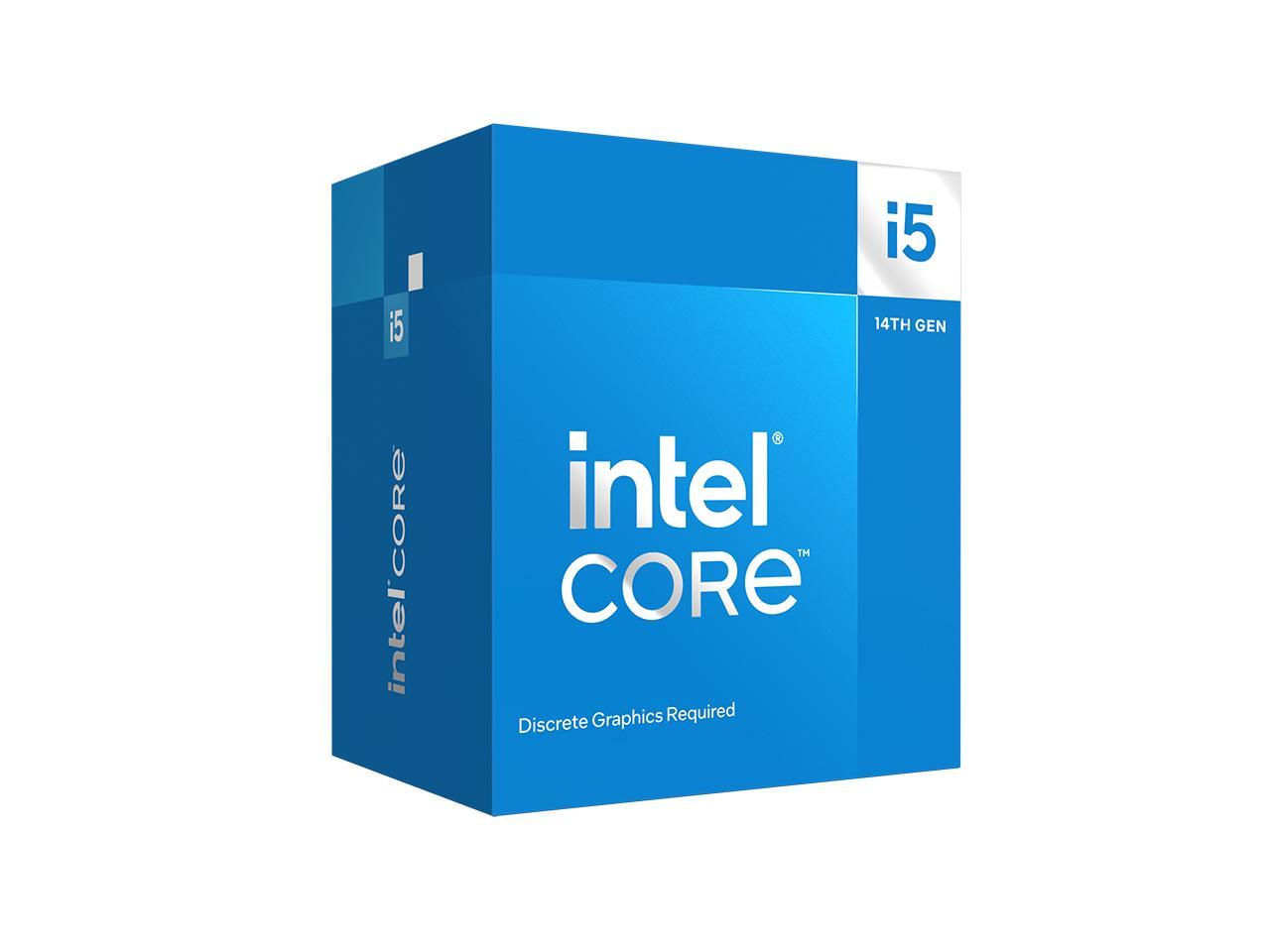 Intel - i5-14400F - FCLGA1700 - Processor threads 16 - Intel Core i5 - Processor cores 10