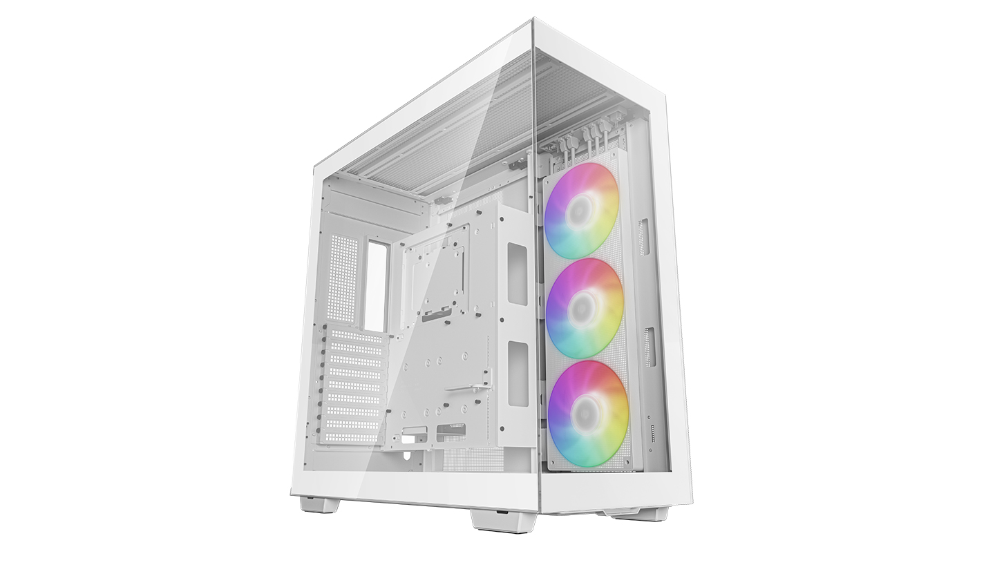 Deepcool - Full Tower Gaming Case - CH780 WH - Side window - White - ATX+ - ATX PS2