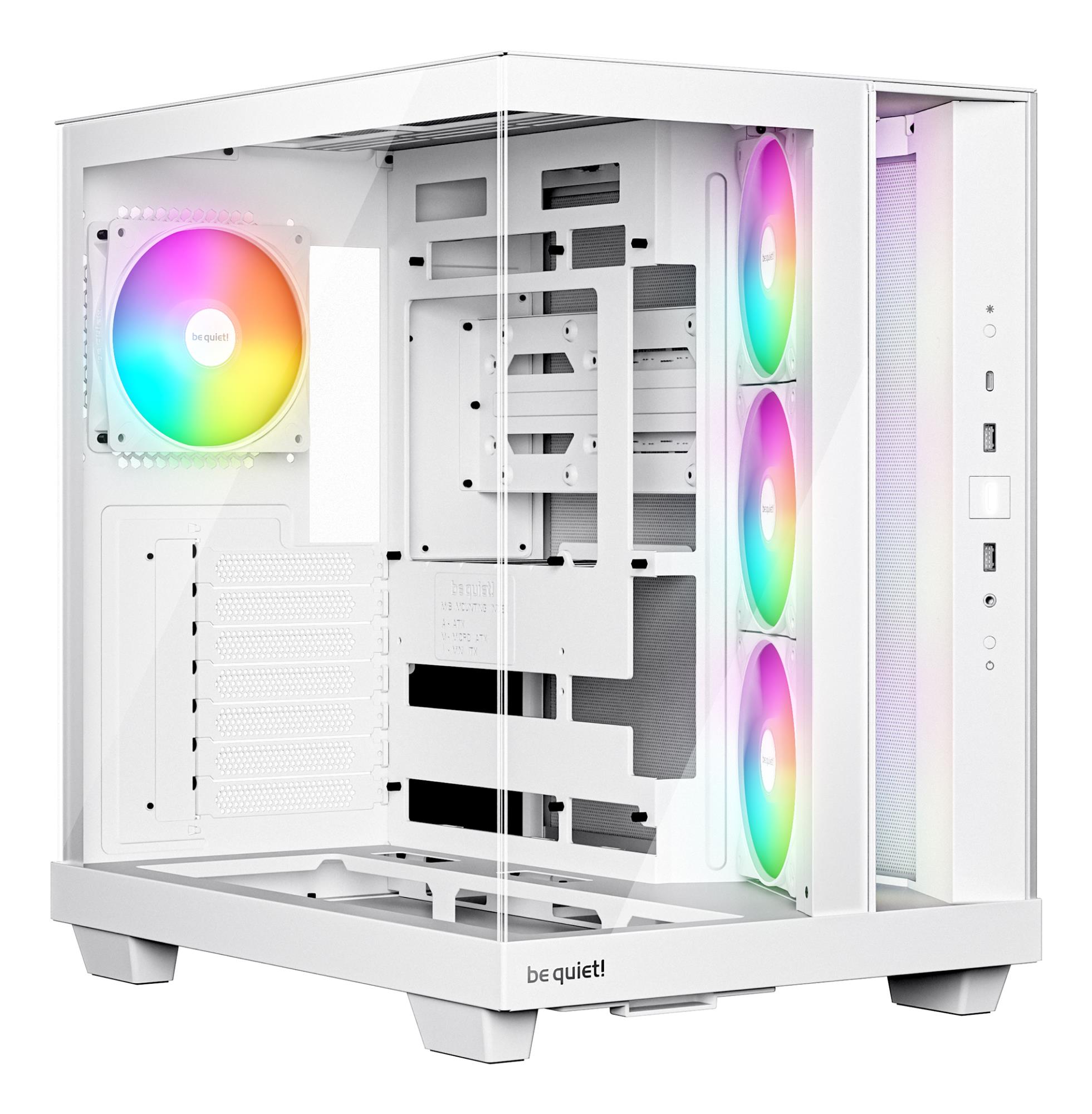 Case|BE QUIET|ATX/micro ATX/Mini-ITX|White|Midi Tower|PC|BGW86