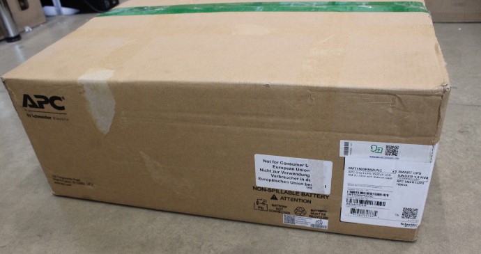 SALE OUT. APC Smart-UPS, Line Interactive, 1500VA, Rackmount 2U, 230V, 4x IEC C13 outlets, Network Card, AVR, LCD, Black - SALE OUT. Schneider Electric APC Smart-UPS, Rackmount 2U, 230V, 4x IEC C13 sockets, Network card, AVR, LCD - SMT1500RMI2UNC - 1500 V