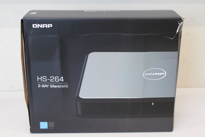 SALE OUT. - QNAP - 2-Bay SATA fanless home NAS - HS-264 - Up to 2 SATA 6Gb/s, 3Gb/s - Intel Celeron - N5105 4-core/4-thread - Processor frequency 2.9 GHz - 8 GB - N/A - DAMAGED PACKAGING