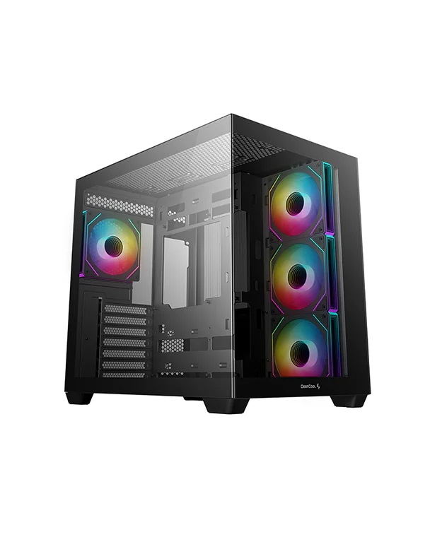 Deepcool CG530 4F - Black - Mid Tower - ATX PS2