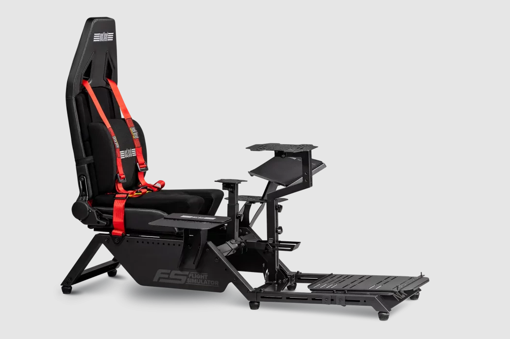Next Level Racing - Flight Simulator Cockpit - Black and Red