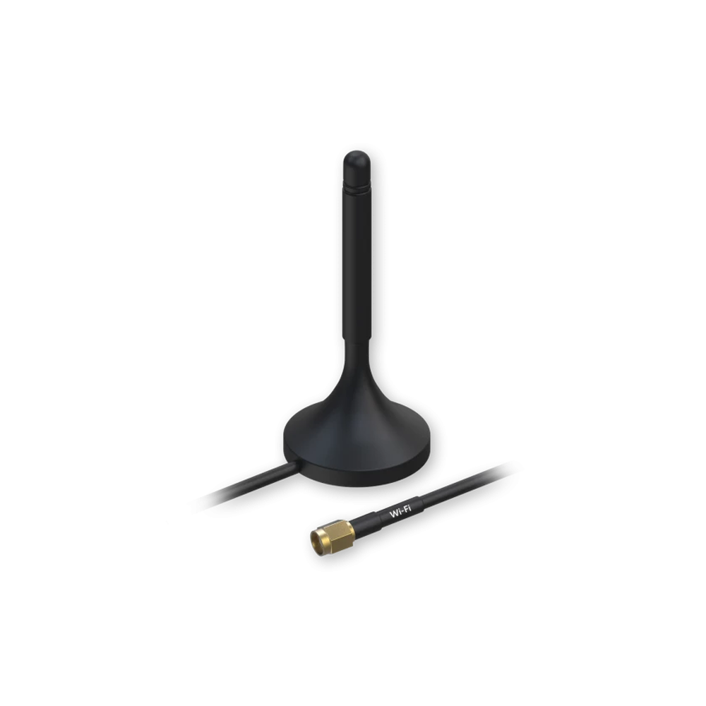 Teltonika Wi-Fi Magnetic SMA Antenna - PR1KRF30 - Magnetic - Gain 3 dB - 2400-2500 GHz - Antenna connector type RP-SMA Male