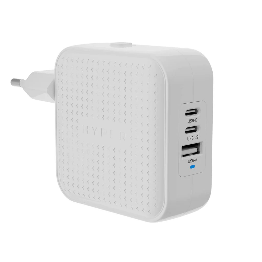 Hyper HyperJuice 70W USB-C GaN Travel Charger, White - HJ1003WHWWGL